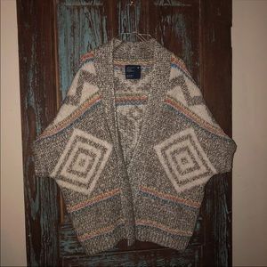 Oversized American Eagle Cardigan/Poncho